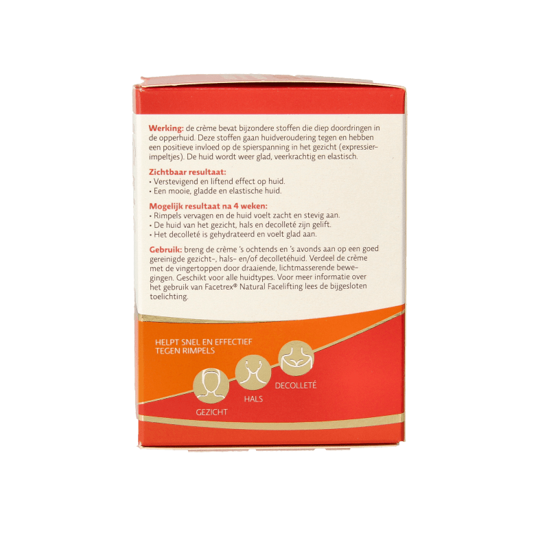 Facetrex Natural facelifting 50 Milliliter - DrogistWereld