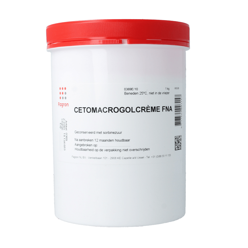 Fagron Cetomacrogol creme FNA 1 Kilogram - DrogistWereld