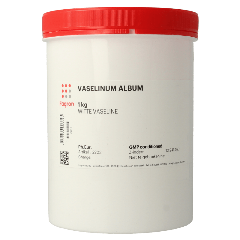 Fagron Vaseline witte zuurvrij 1 Kilogram - DrogistWereld
