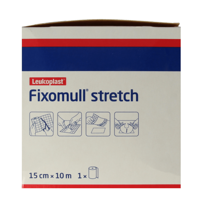 Fixomull Stretch 10m x 15cm 2038 1 Stuks - DrogistWereld