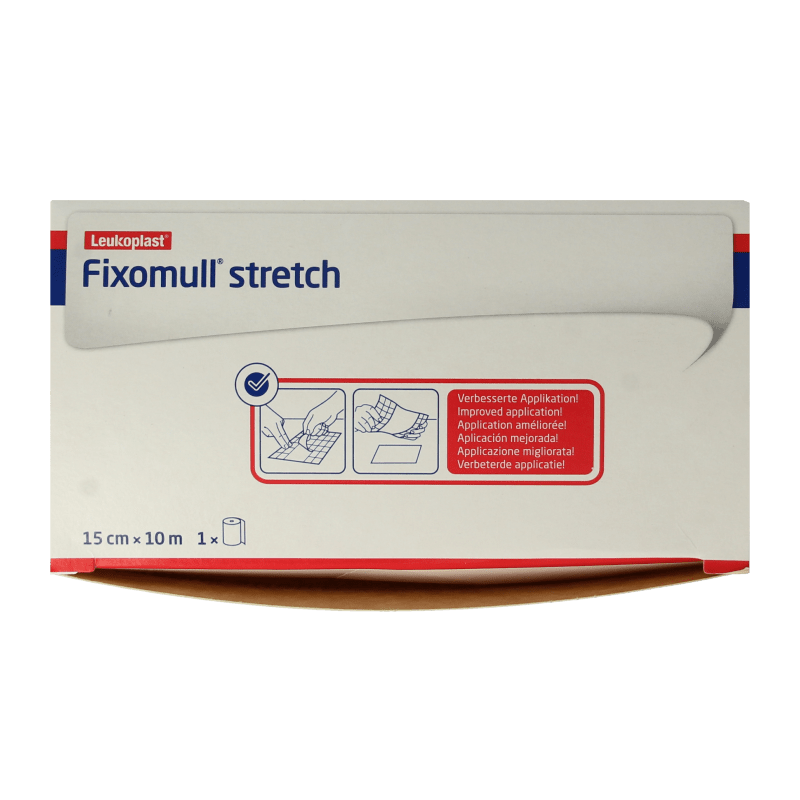 Fixomull Stretch 10m x 15cm 2038 1 Stuks - DrogistWereld