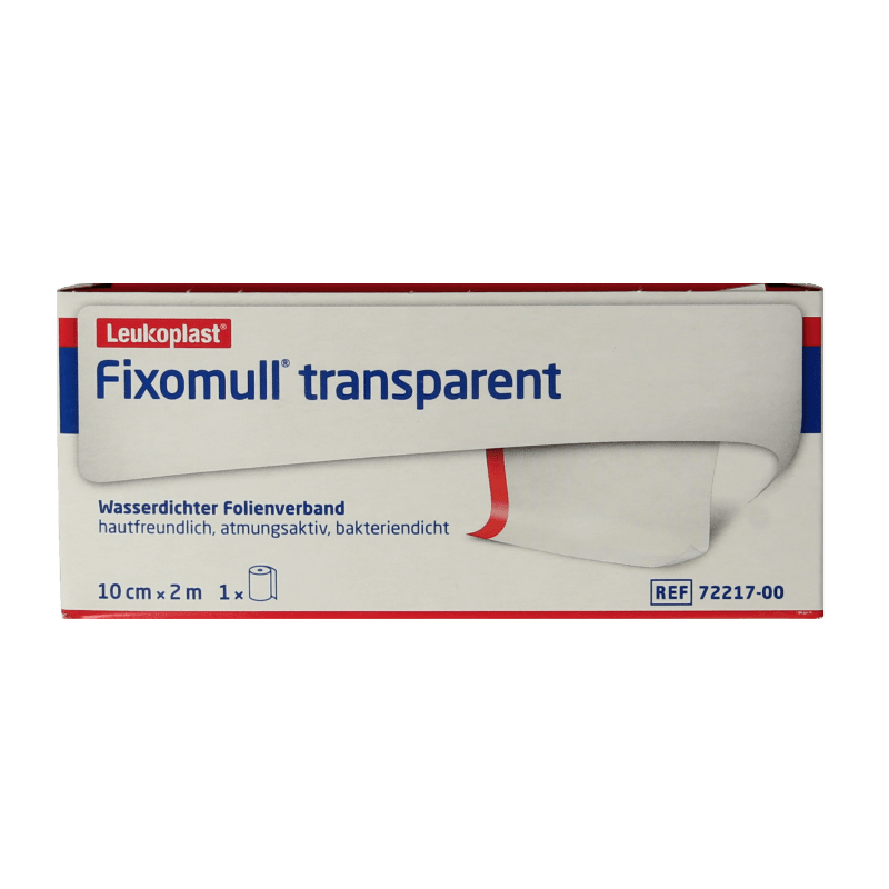 Fixomull Transparent 2m x 10cm 7221700 1 Stuks - DrogistWereld