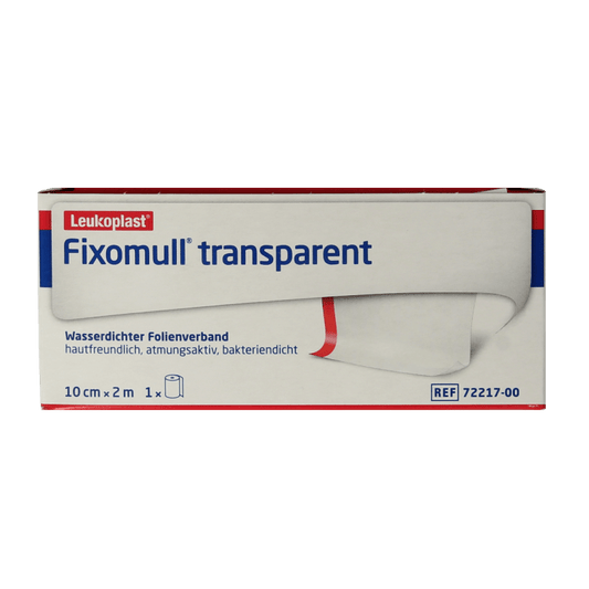 Fixomull Transparent 2m x 10cm 7221700 1 Stuks - DrogistWereld