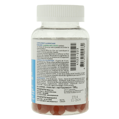 Forcapil Tegen haaruitval 60 Gummies - DrogistWereld