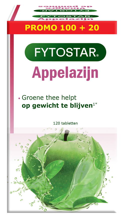Fytostar Appelazijn 1200 maxi 120 Tabletten - DrogistWereld