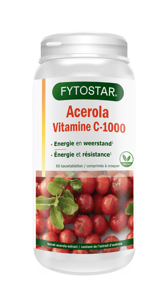 Fytostar Vitamine C 1000 acerola 60 Zuigtabletten - DrogistWereld