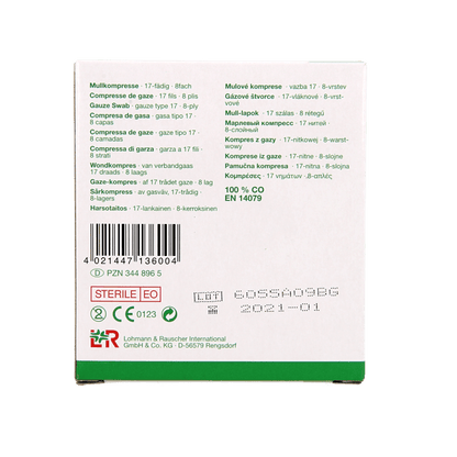 Gazin Gaaskompres 5 x 5cm steriel 5 x 2 10 Stuks - DrogistWereld
