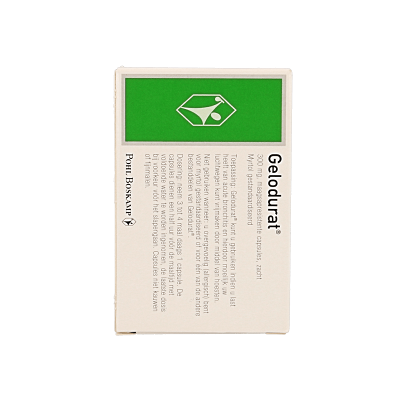 Gelodurat Myrtol forte 300mg 20 Capsules - DrogistWereld