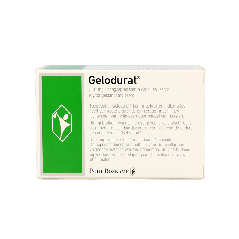Gelodurat Myrtol forte 300mg 50 Capsules - DrogistWereld