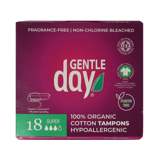 Gentle Day Tampon super 18 Stuks - DrogistWereld