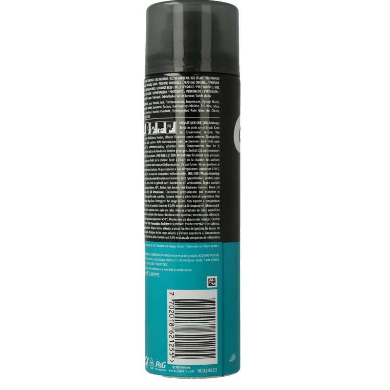 Gillette Base shaving gel sensitive 200 Milliliter - DrogistWereld