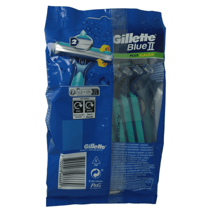 Gillette Blue II wegwerpmesjes 10 Stuks - DrogistWereld