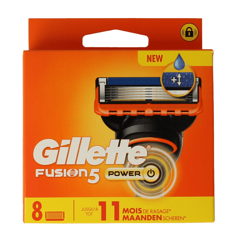 Gillette Fusion power blades 8 Stuks - DrogistWereld