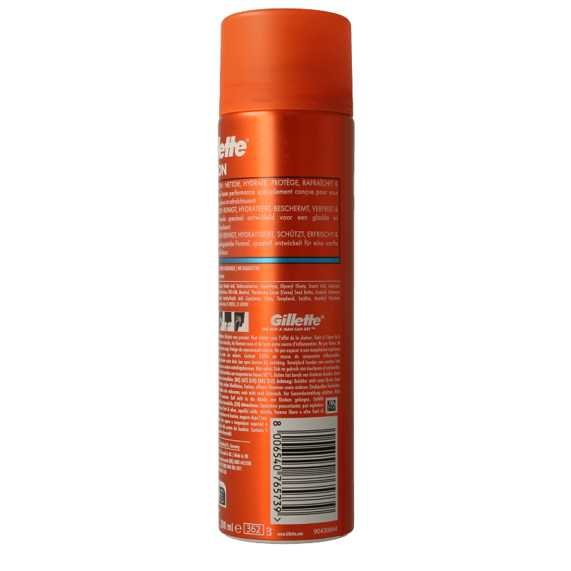 Gillette Fusion shaving gel 200 Milliliter - DrogistWereld