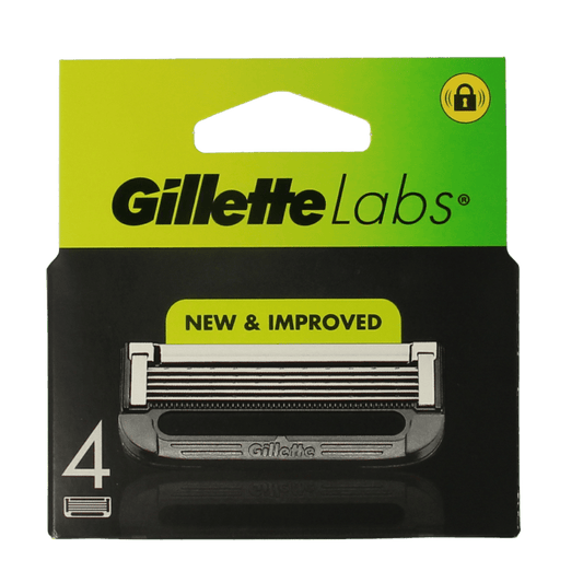 Gillette Labs blades 4 Stuks - DrogistWereld