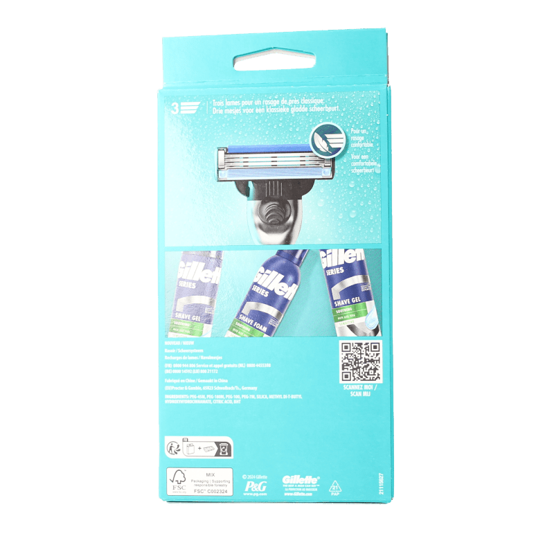 Gillette Mach3 base scheersysteem 1 Stuks - DrogistWereld