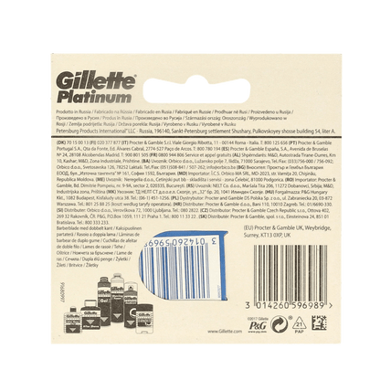 Gillette Platinum scheermesjes 5 Stuks - DrogistWereld