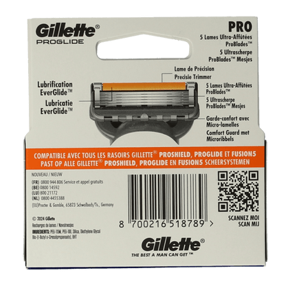 Gillette Proglide manual blades 3 Stuks - DrogistWereld