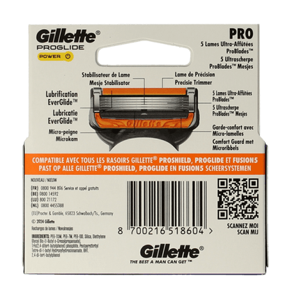Gillette Proglide power blades 3 Stuks - DrogistWereld