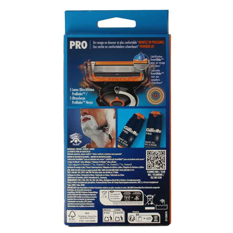 Gillette Proglide power razor 1 Stuks - DrogistWereld