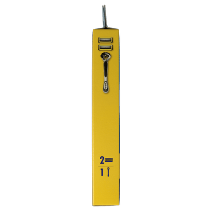 Gillette Proshield yellow razor 2 Stuks - DrogistWereld