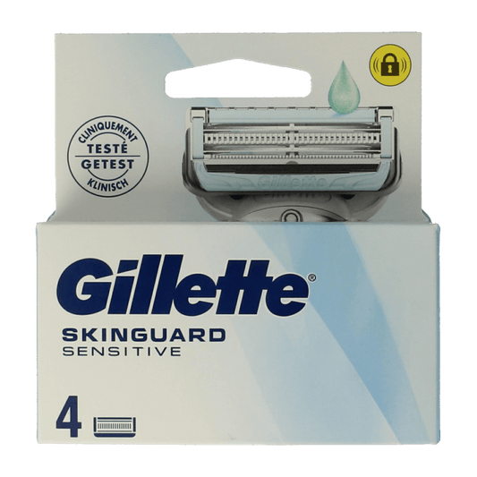 Gillette Skinguard aloe vera mesjes regular 4 Stuks - DrogistWereld