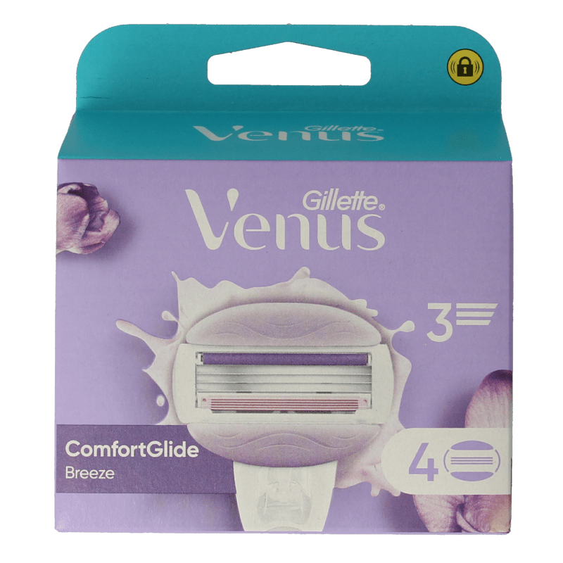 Gillette Venus comfortglide breeze blades 4 Stuks - DrogistWereld