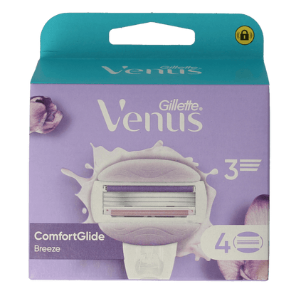 Gillette Venus comfortglide breeze blades 4 Stuks - DrogistWereld
