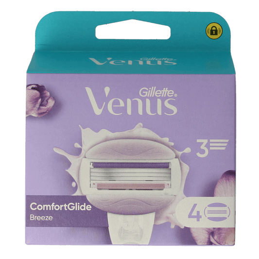 Gillette Venus comfortglide breeze blades 4 Stuks - DrogistWereld