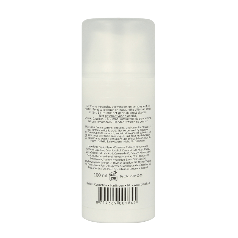 Ginkel's Eeltcreme extra 100 Milliliter - DrogistWereld