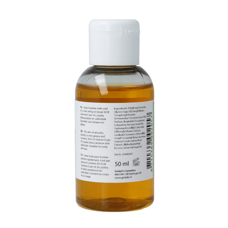 Ginkel's Vitamine E huidolie 50 Milliliter - DrogistWereld