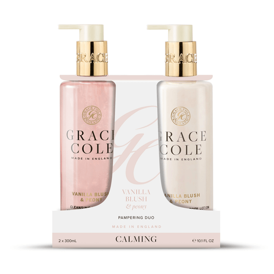 Grace Cole Vanilla blush & peony handcare duo 2 Stuks - DrogistWereld