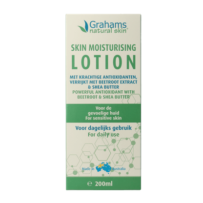 Grahams Skin moisturizing lotion 200 Milliliter - DrogistWereld