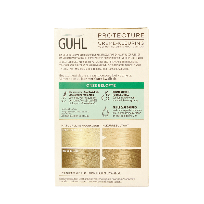 Guhl Beschermende cremekleur 10 extra lichtblond 1 Set - DrogistWereld