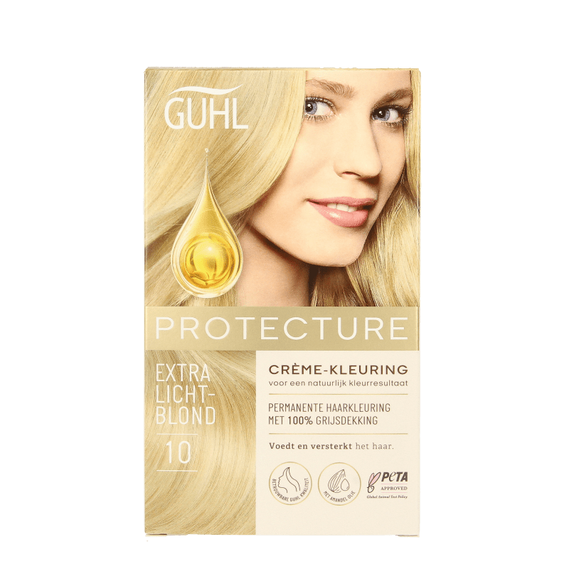 Guhl Beschermende cremekleur 10 extra lichtblond 1 Set - DrogistWereld