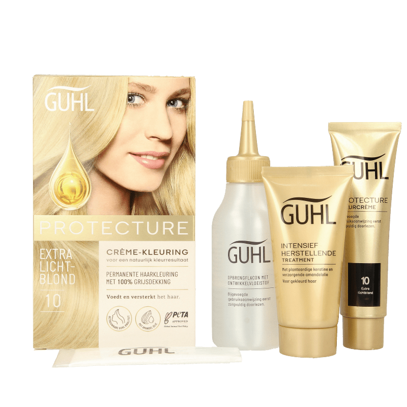 Guhl Beschermende cremekleur 10 extra lichtblond 1 Set - DrogistWereld