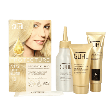 Guhl Beschermende cremekleur 10 extra lichtblond 1 Set - DrogistWereld