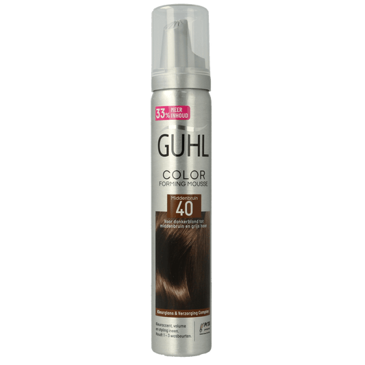 Guhl Color form mousse 40 middenbruin 100 Milliliter - DrogistWereld