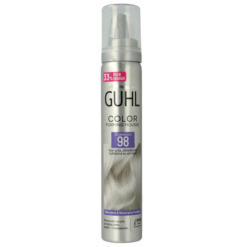 Guhl Color form mousse 98 zilverblond 100 Milliliter - DrogistWereld