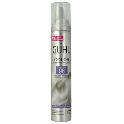 Guhl Color form mousse 98 zilverblond 100 Milliliter - DrogistWereld