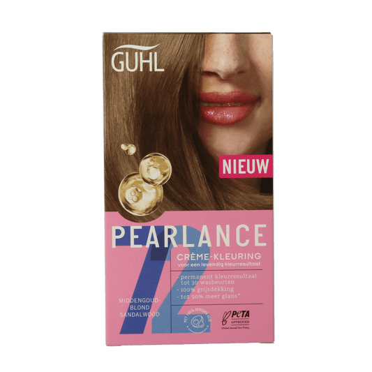 Guhl Pearlance intensieve cremekleur 72 middenblond 1 Set - DrogistWereld