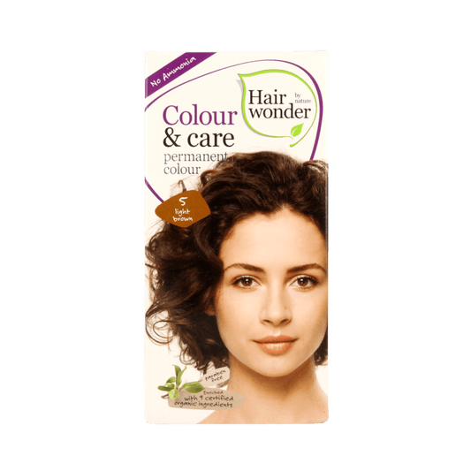 Hairwonder Colour & Care 5 light brown 100 Milliliter - DrogistWereld