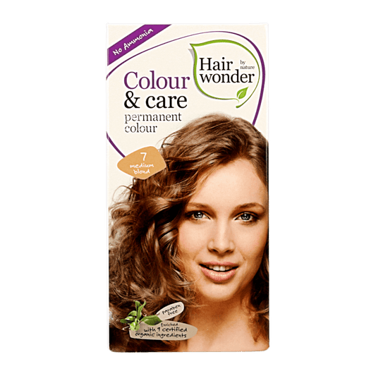 Hairwonder Colour & Care 7 medium blond 100 Milliliter - DrogistWereld