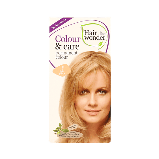 Hairwonder Colour & Care 8 light blond 100 Milliliter - DrogistWereld