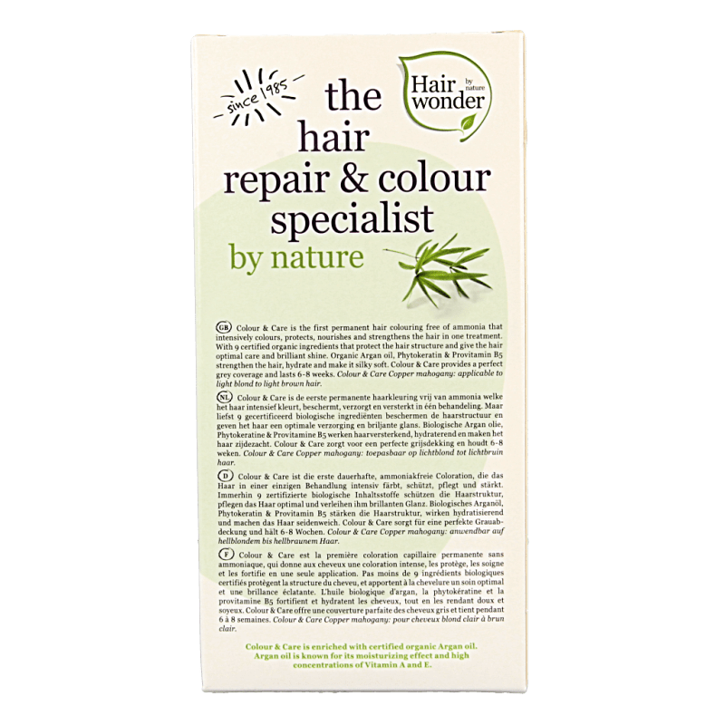 Hairwonder Colour & Care dark copper mahogany 6.45 100 Milliliter - DrogistWereld