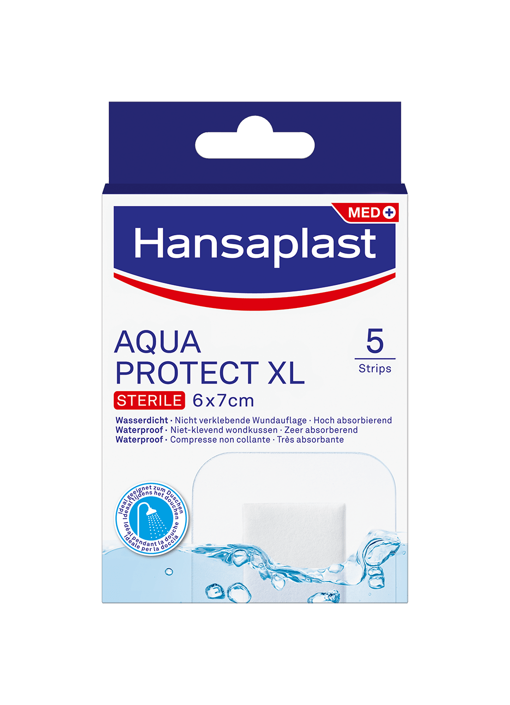 Hansaplast Aqua protect antibacterieel XL 5 Stuks - DrogistWereld