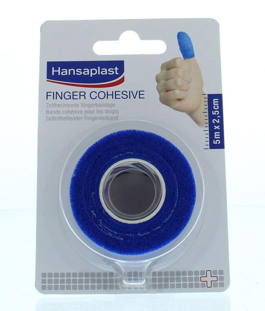 Hansaplast Cohesive finger tape blauw 1 Stuks - DrogistWereld