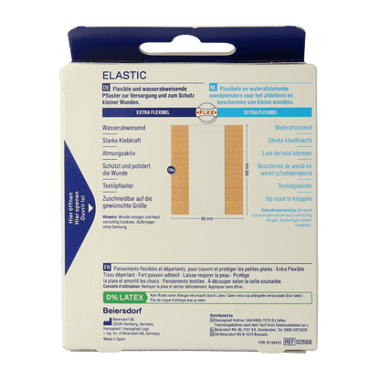 Hansaplast Elastic 1m x 8cm 1 Stuks - DrogistWereld