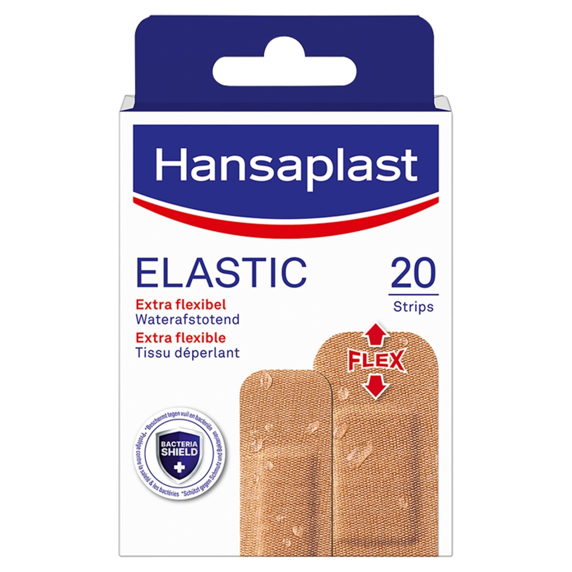 Hansaplast Pleisters elastic waterproof 20 Stuks - DrogistWereld