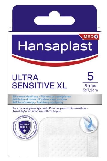 Hansaplast Pleisters ultra sensitive XL 5 Stuks - DrogistWereld